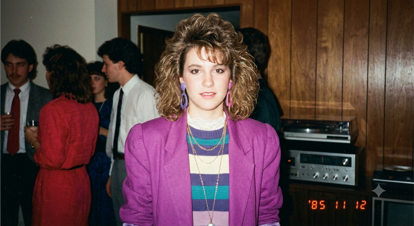 1980s AI Photo Trend Girl & Woman