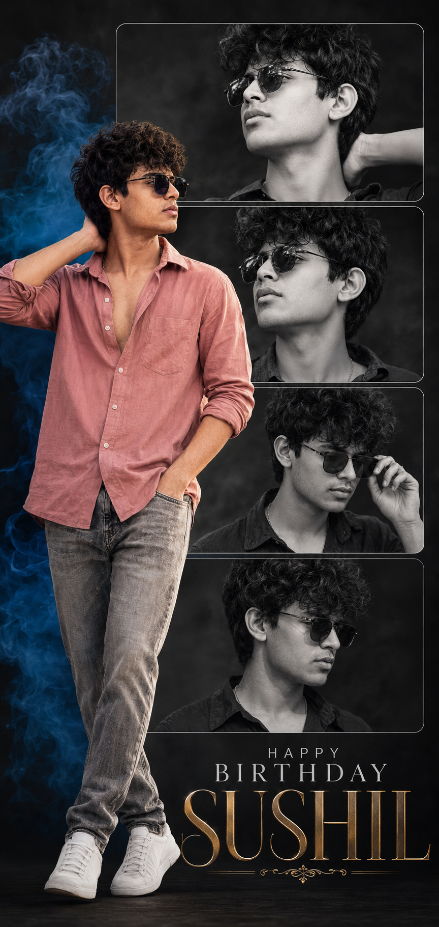 Premium Magazine-Cover Birthday Poster