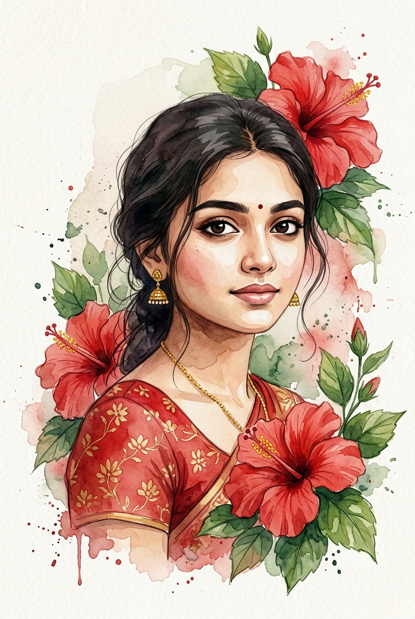 The Hibiscus Portrait