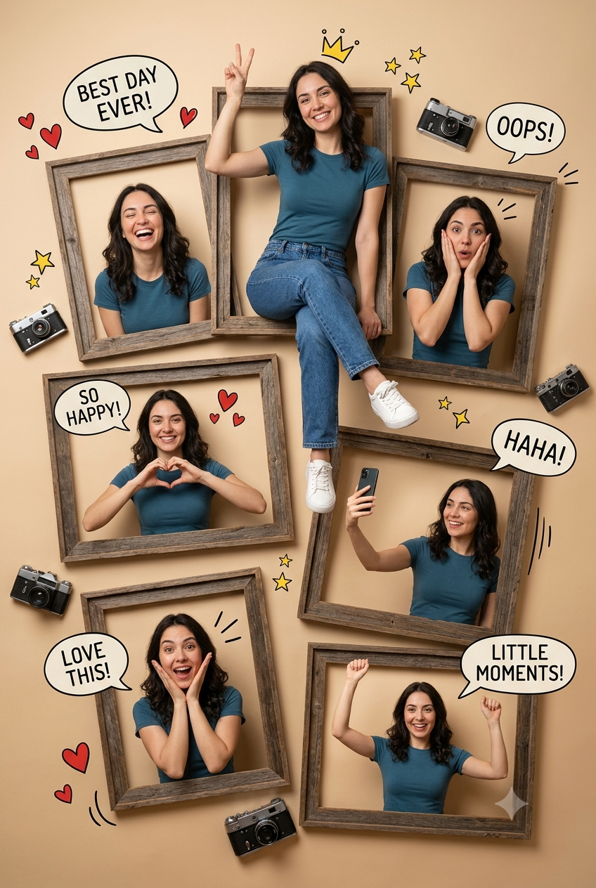 Viral Photo Collage Prompt Instagram